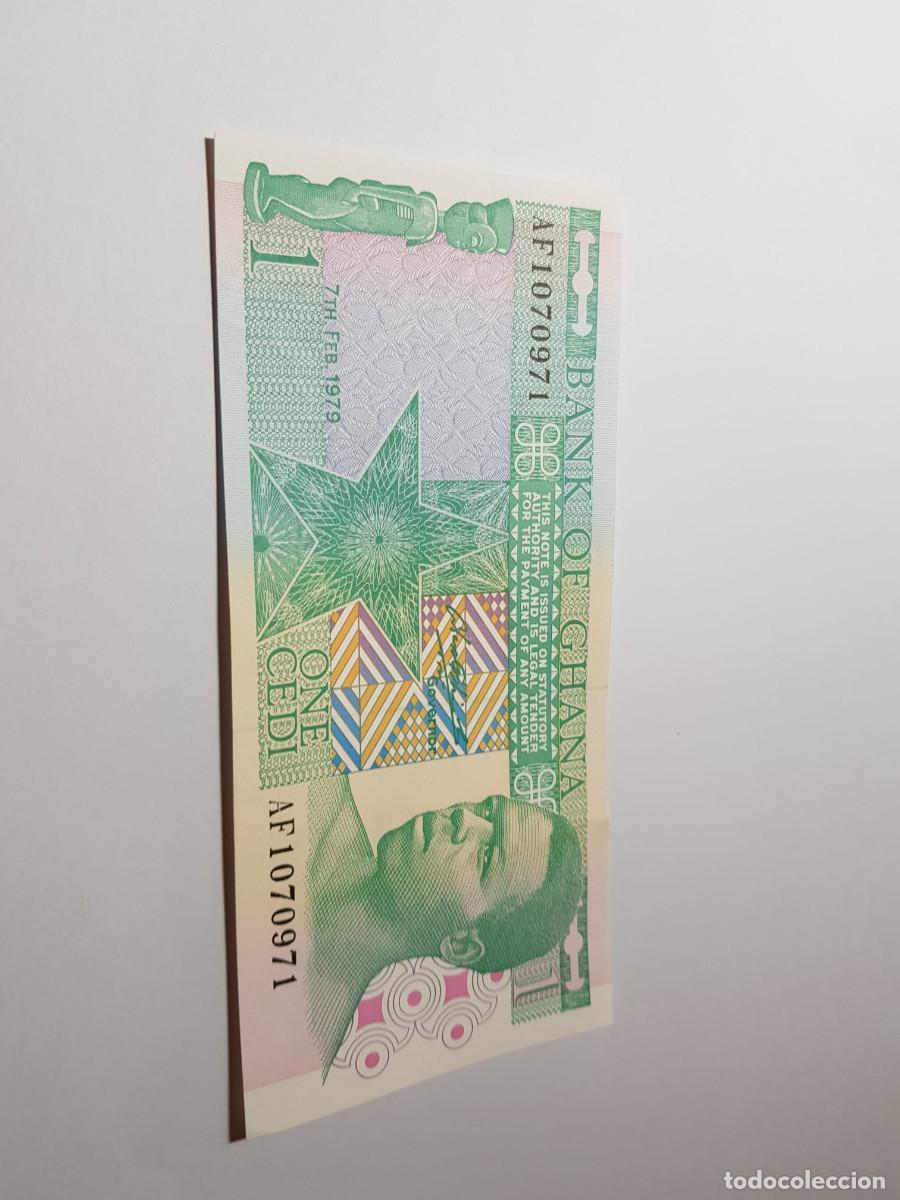 Billetes extranjeros: GHANA- 1 CEDI-FEBRERO 1979