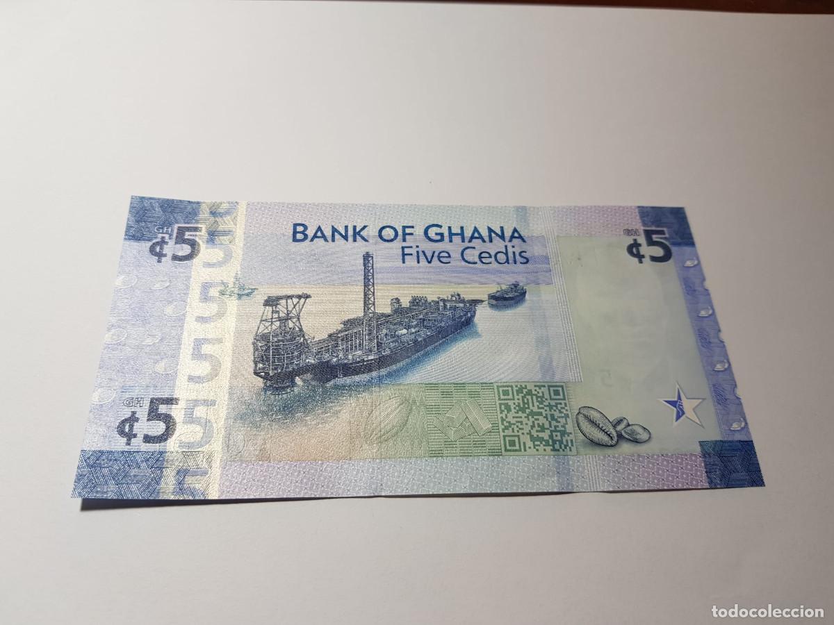 Billetes extranjeros: GHANA- 5 CEDIS- AGOSTO 2017 - Foto 2