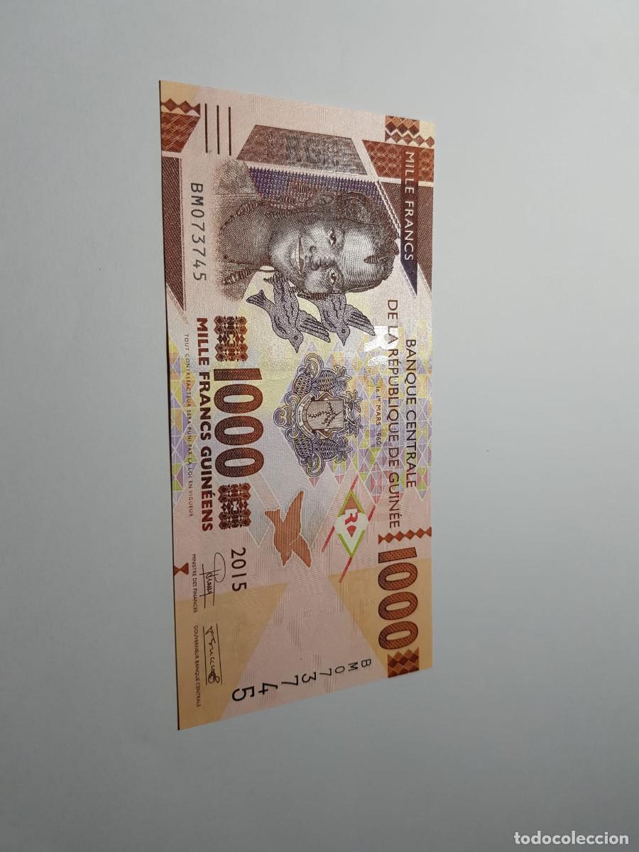 Billetes extranjeros: GUINEA- 1000 FRANCOS-1960