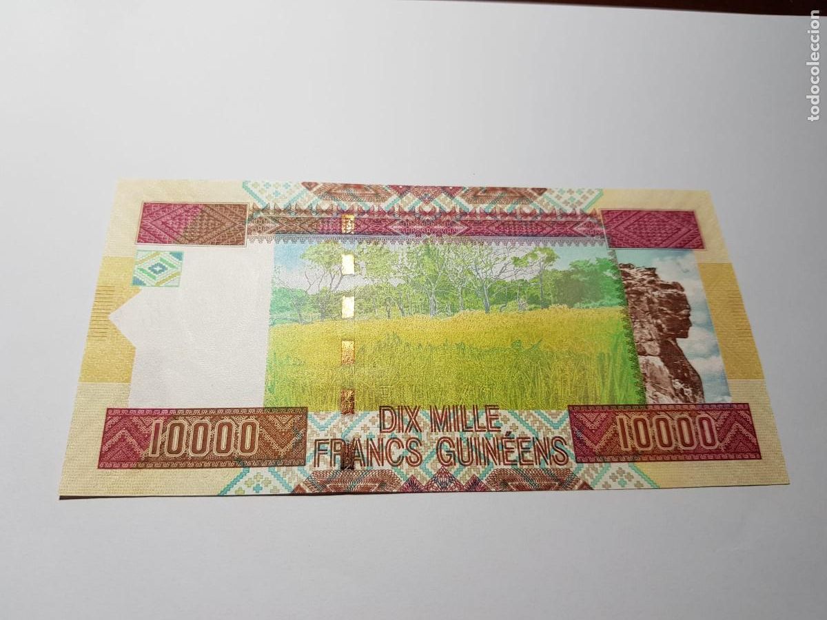 Billetes extranjeros: GUINEA- 10000 FRANCOS-1960 - Foto 2