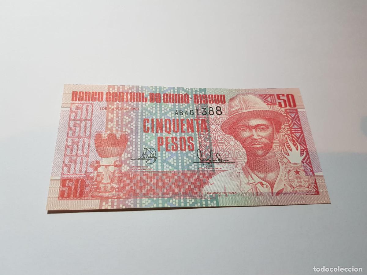 Billetes extranjeros: GUINEA BISSAU- 50 PESOS-1990