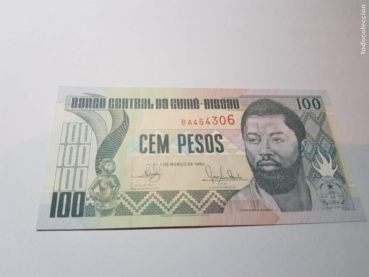 Billetes extranjeros: GUINEA BISSAU- 100 PESOS-1990