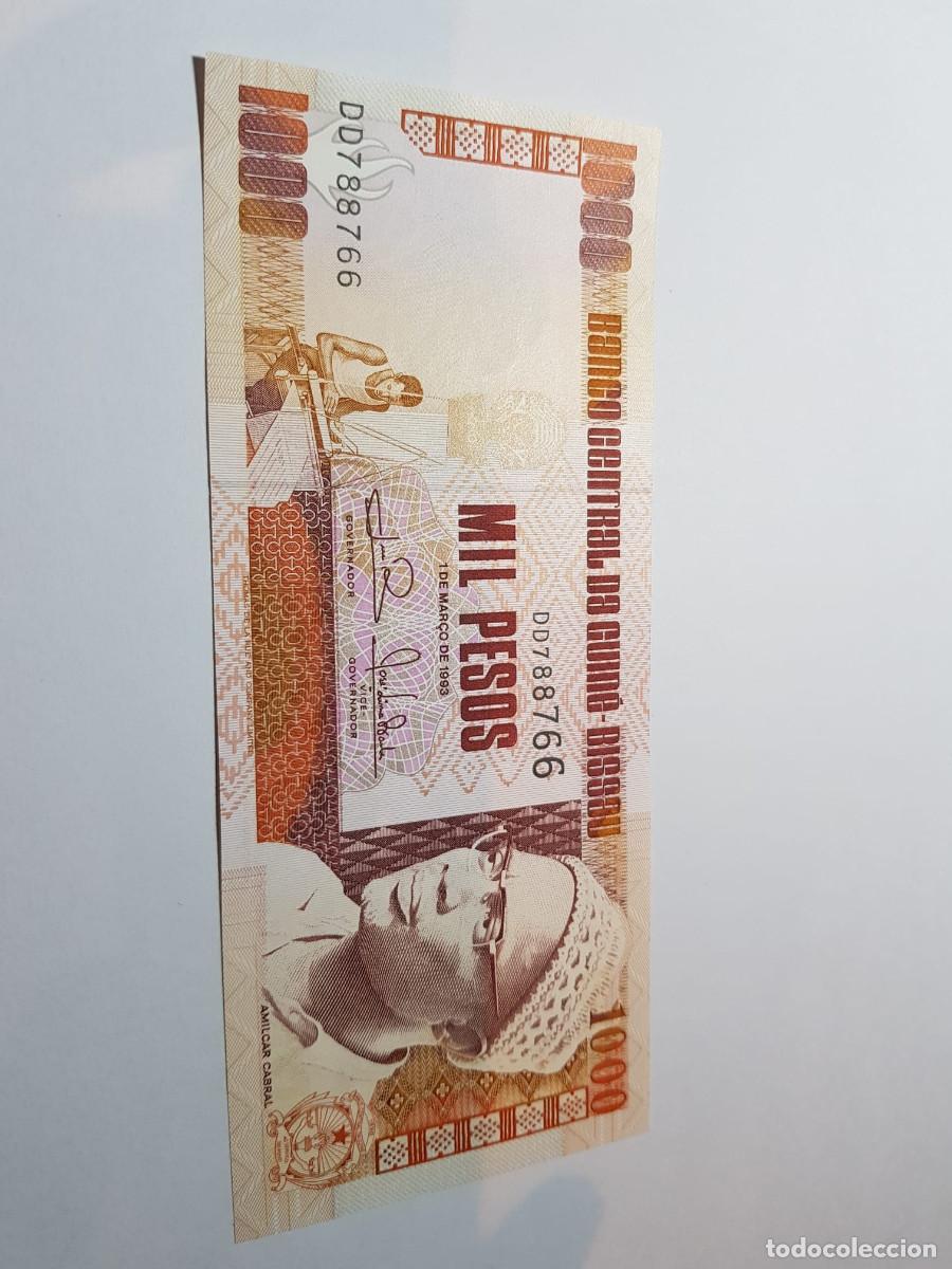 Billetes extranjeros: GUINEA BISSAU- 1000 PESOS-1993