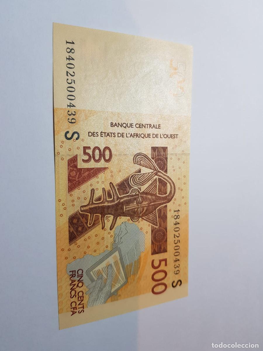 Billetes extranjeros: ESTADOS AFRICANOS DEL OESTE-500 FRANCOS-2018