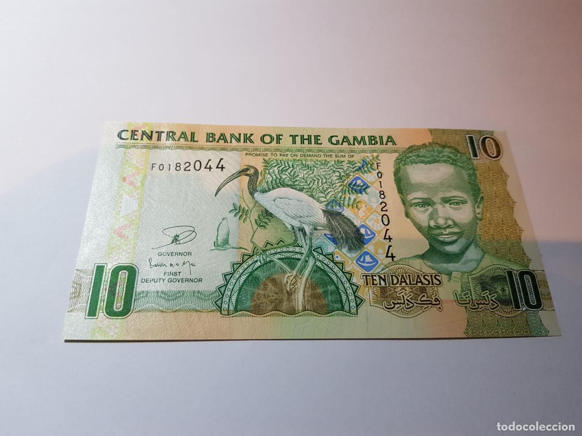 Billetes extranjeros: GAMBIA- 10 DALASIS-2013