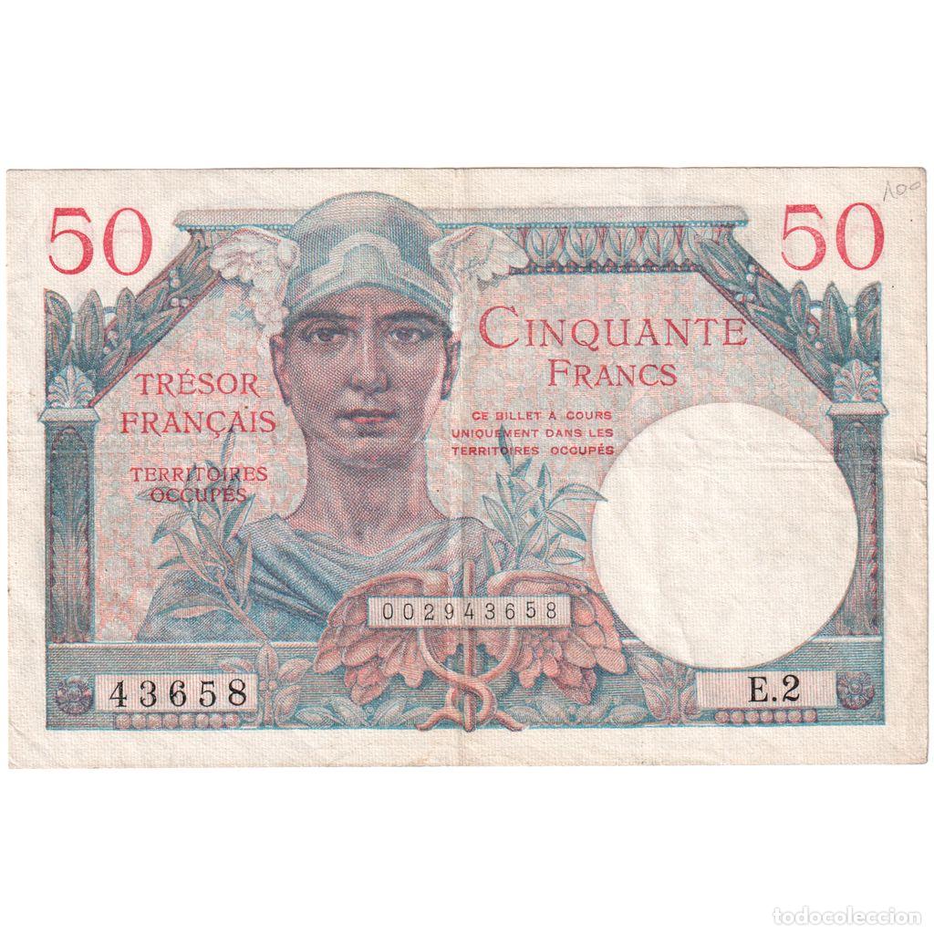 Billetes extranjeros: [#377859] SARRE, 50 Francs, Sarre, 1947, E.2, MBC