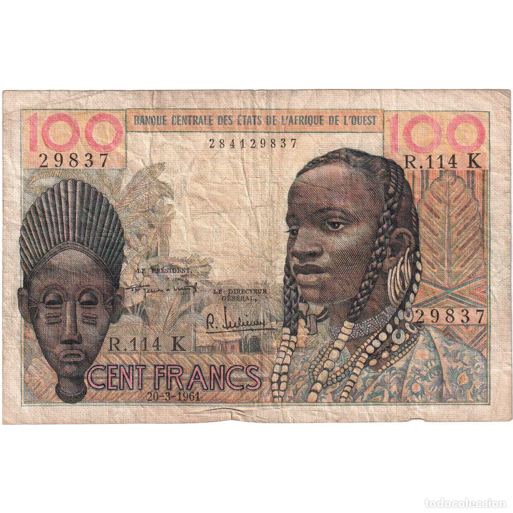 Billetes extranjeros: [#377854] Senegal, 100 Francs, 1961-03-20, BC