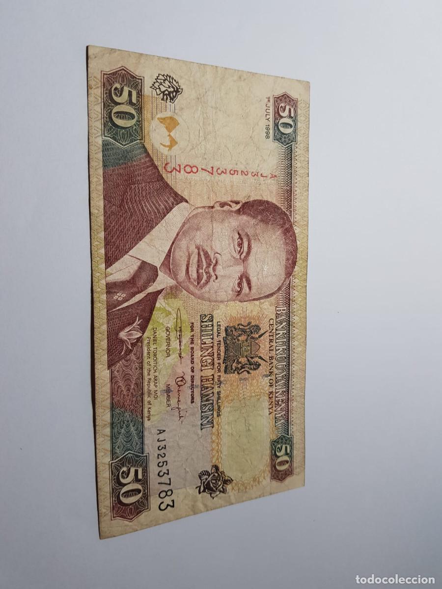 Billetes extranjeros: KENYA- 100 SHILINGI HAMSINI-1998