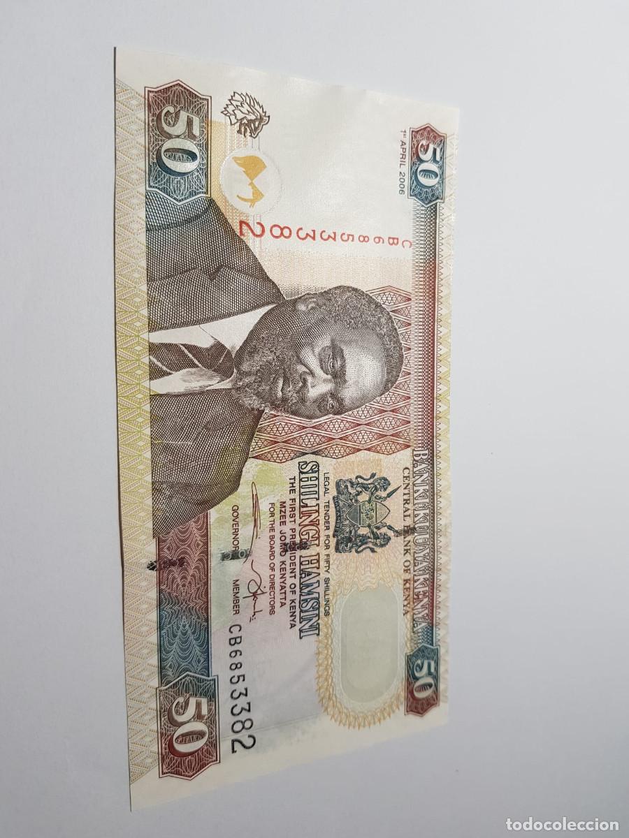 Billetes extranjeros: KENYA- 50 SHILINGI HAMSINI-2006