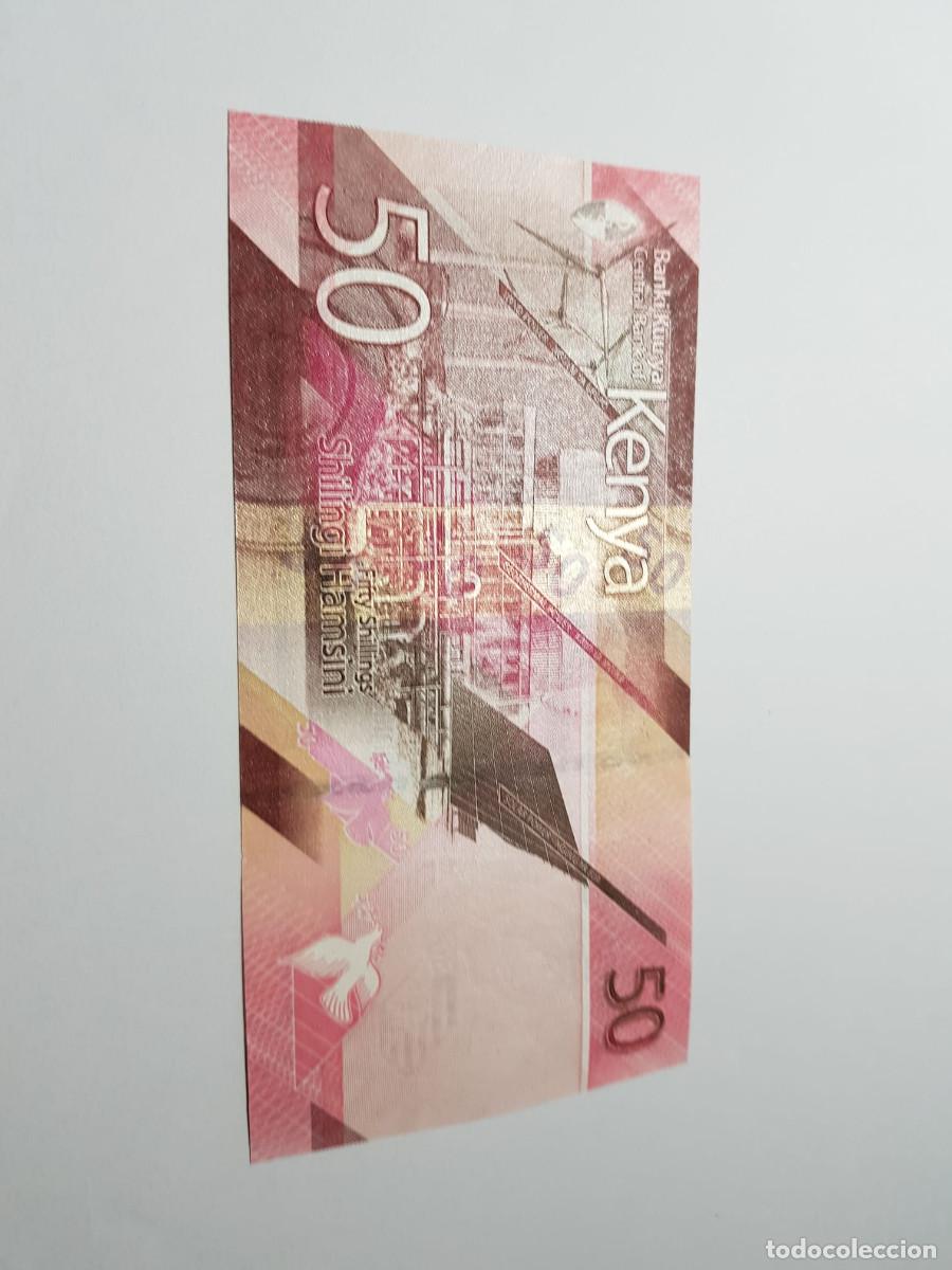 Billetes extranjeros: KENYA- 50 SHILINGI HAMSINI-2019