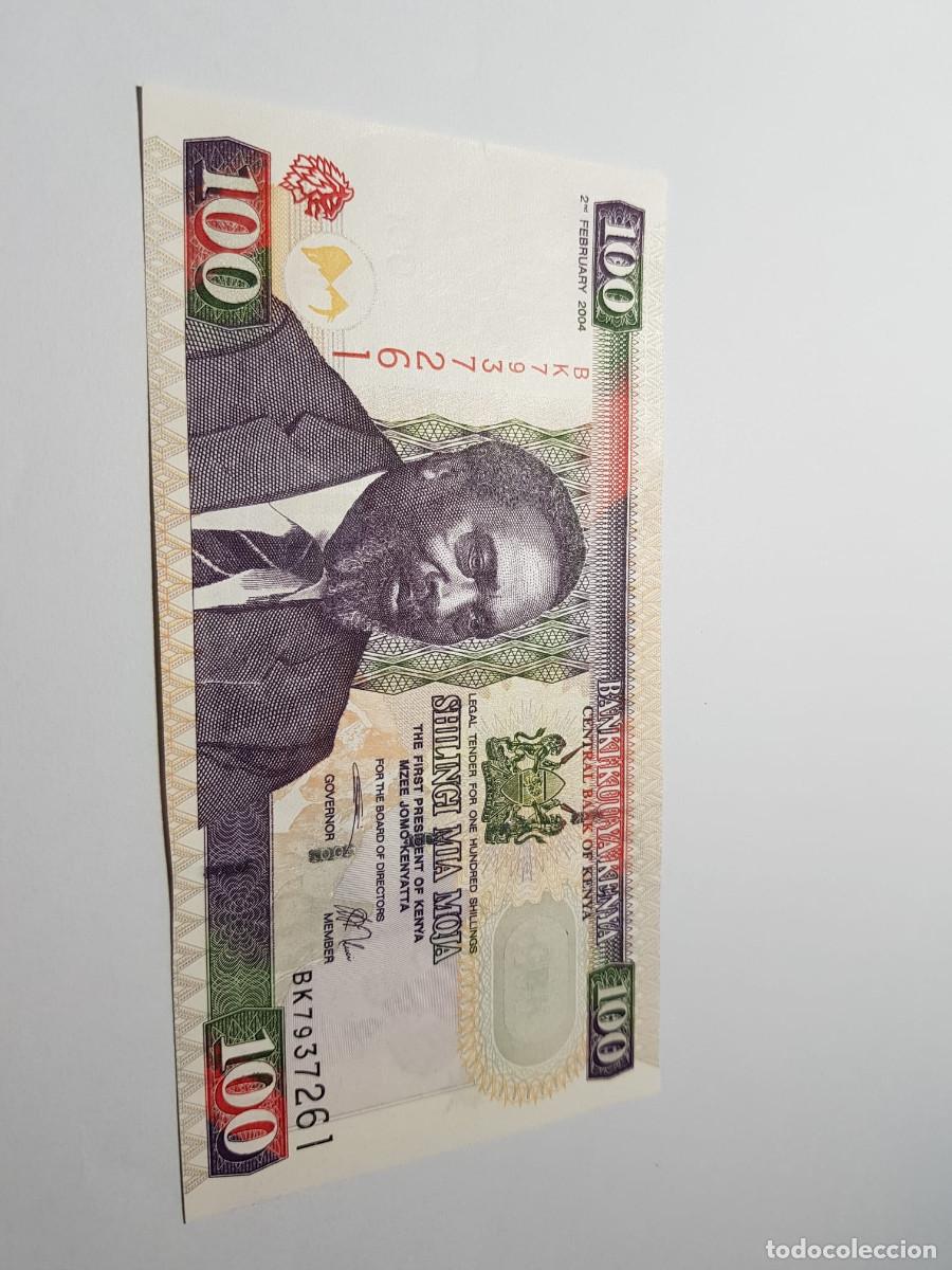 Billetes extranjeros: KENYA- 100 SHILINGI MIA MOJA-2004