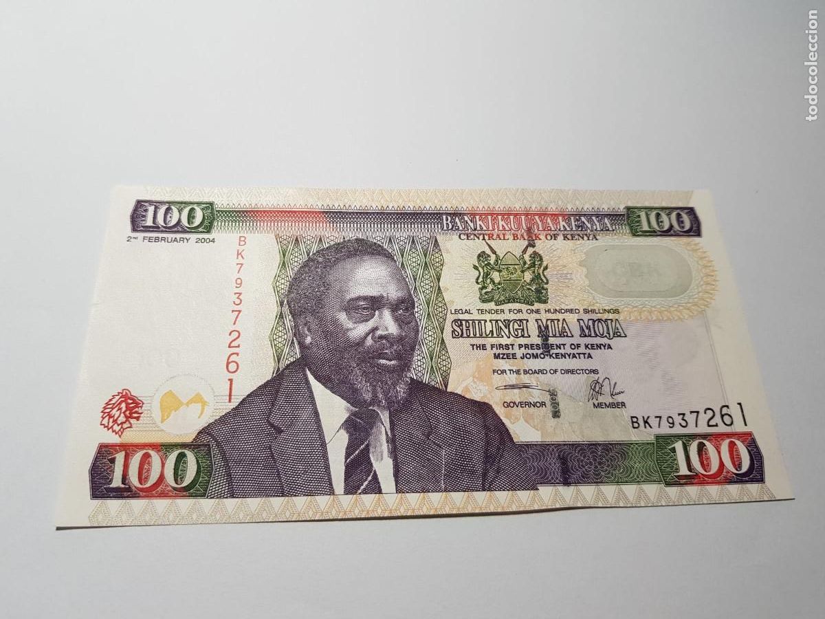 Billetes extranjeros: KENYA- 100 SHILINGI MIA MOJA-2004