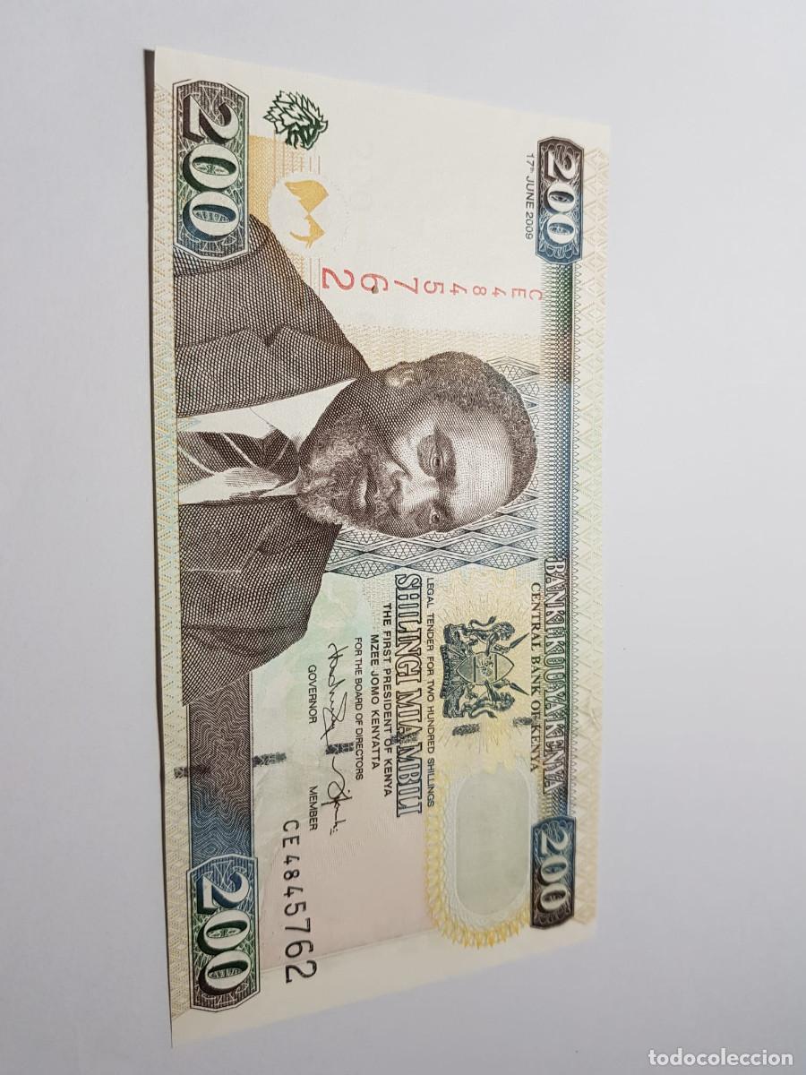 Billetes extranjeros: KENYA- 200 SHILINGI MIA MBILI-2009