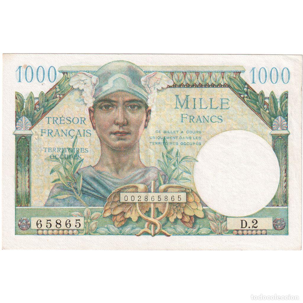 Billetes extranjeros: [#377856] SARRE, 1000 Francs, Sarre, 1947, D.2, EBC