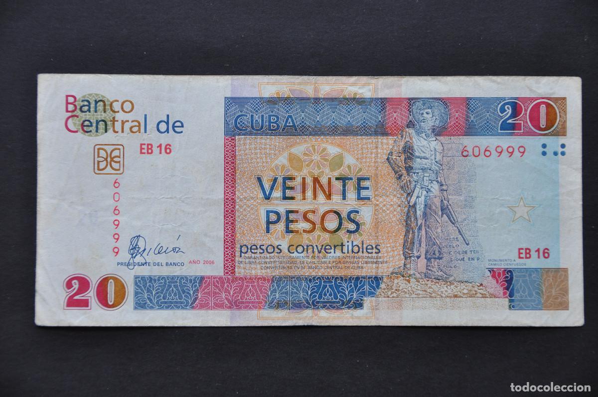 Billetes extranjeros: CUBA - 20 PESOS CONVERTIBLES 2006
