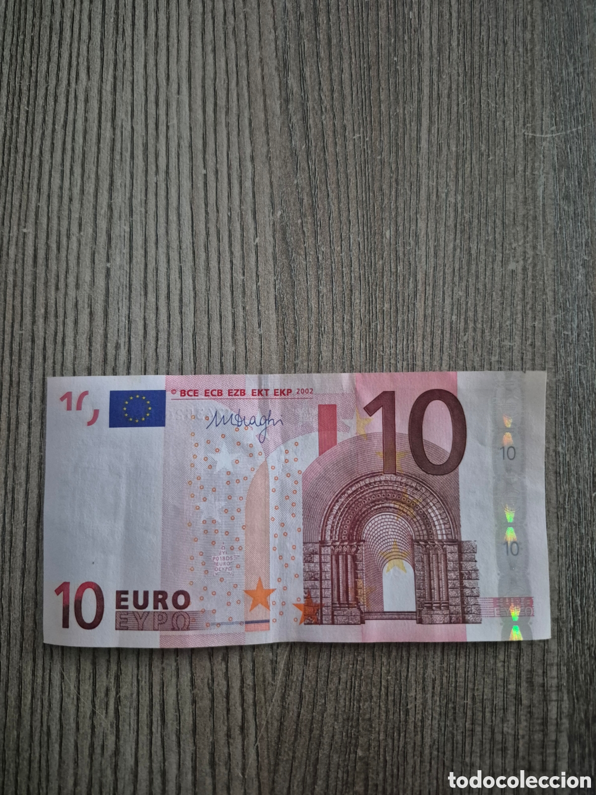 Billetes extranjeros: 10 EUROS , 2002 1 FIRMA DRAGHI