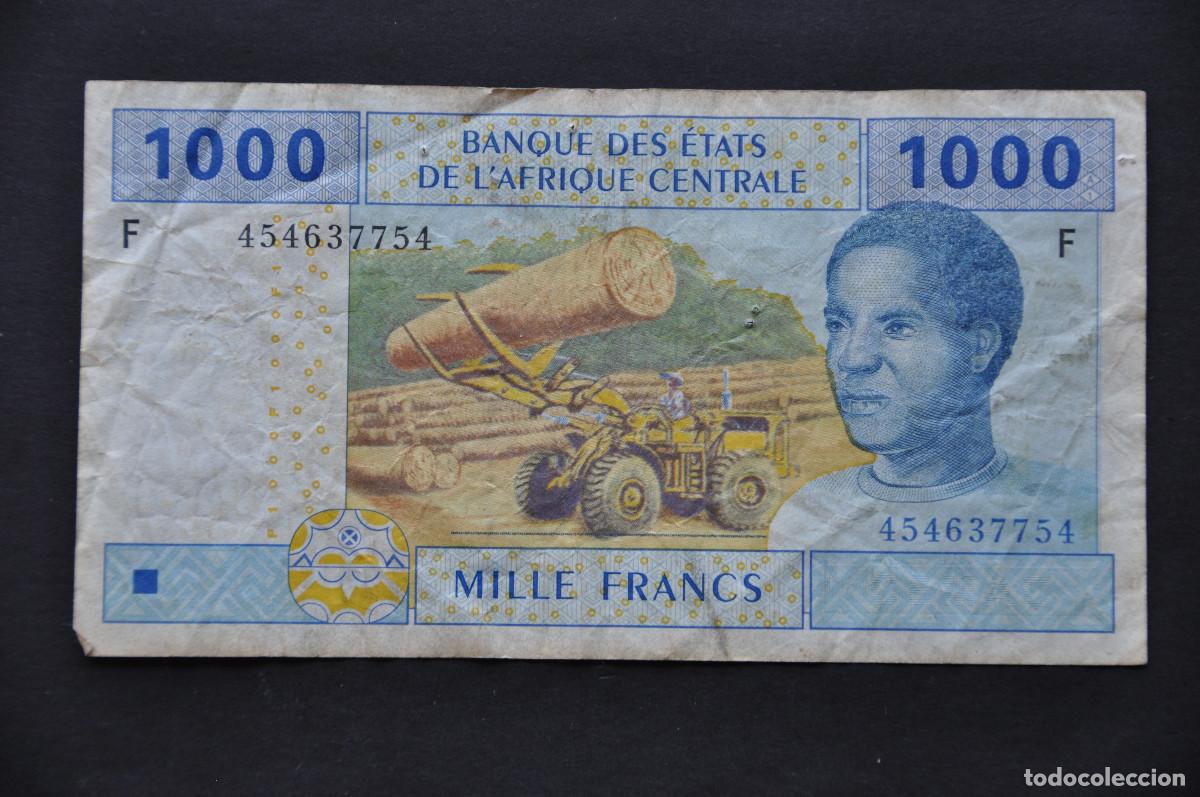 Billetes extranjeros: ESTADOS DEL AFRICA CENTRAL (GUINEA ECUATORIAL) - 1000 FRANCS 2002
