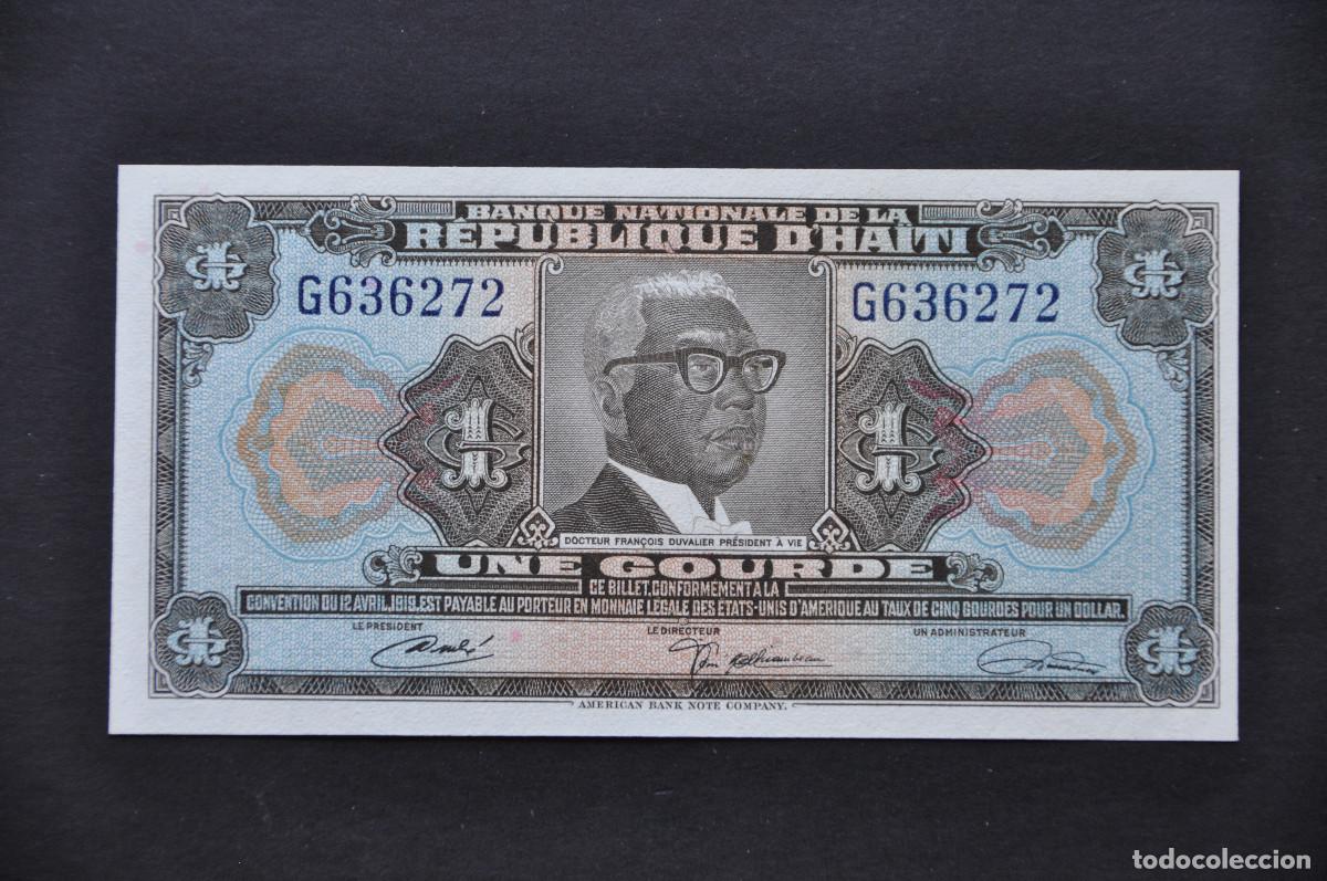 Billetes extranjeros: HAITI - 1 GOURDE 1971 SIN CIRCULAR