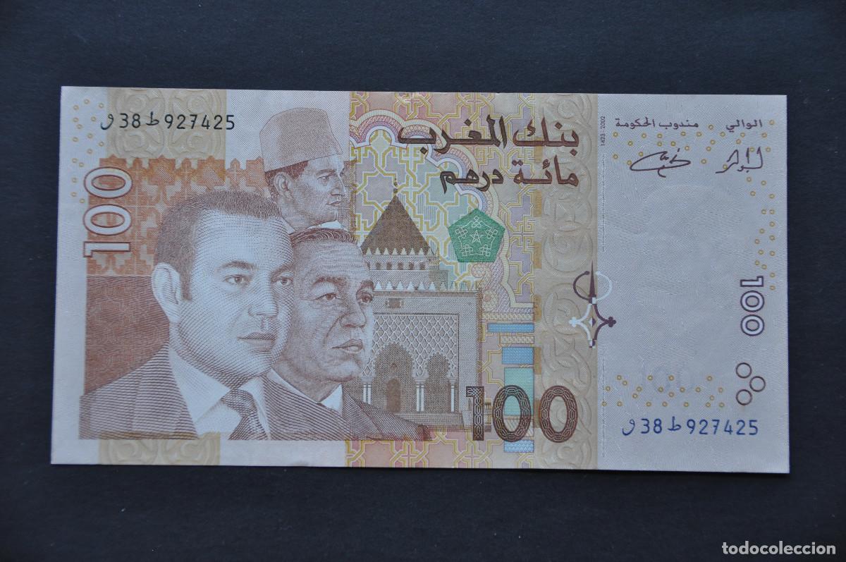 Billetes extranjeros: MARRUECOS - 100 DIRHAMS 2002
