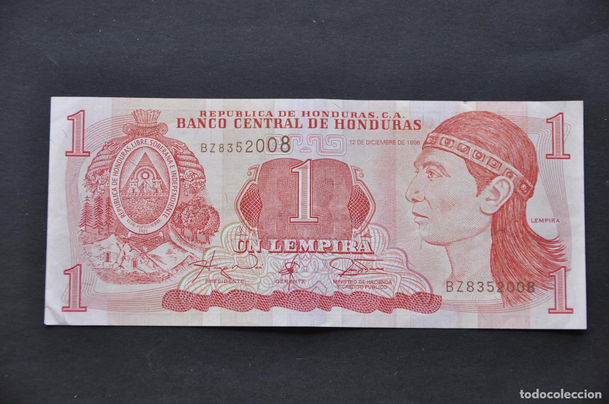 Billetes extranjeros: HONDURAS - 1 LEMPIRA 1996