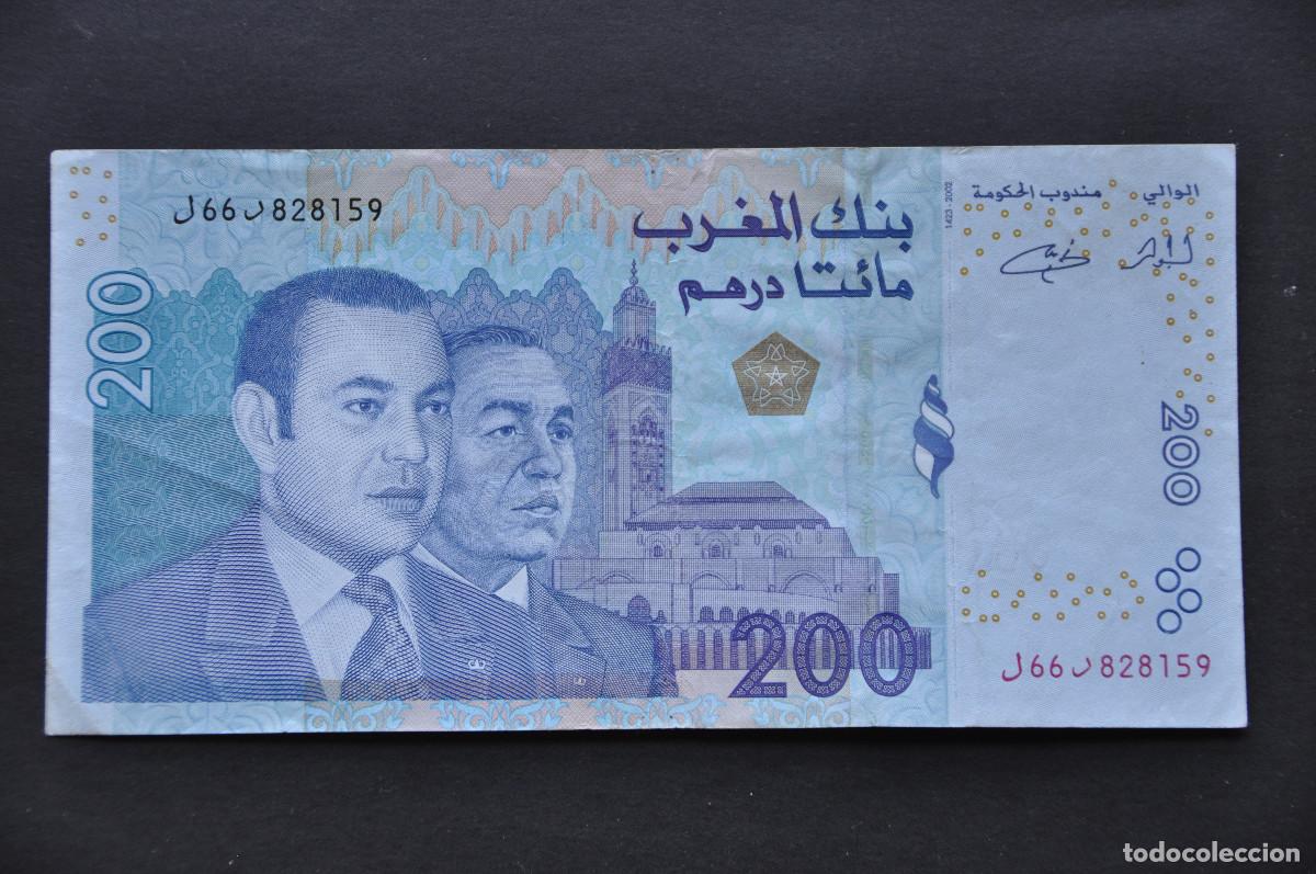 Billetes extranjeros: MARRUECOS - 200 DIRHAMS 2002