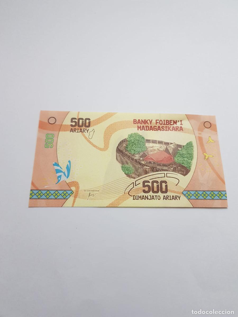 Billetes extranjeros: MADAGASCAR-500 ARIARY-2017