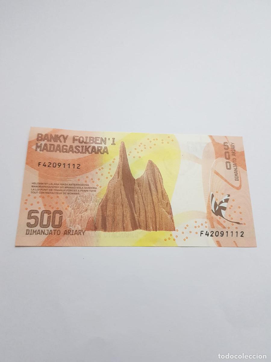 Billetes extranjeros: MADAGASCAR-500 ARIARY-2017 - Foto 2