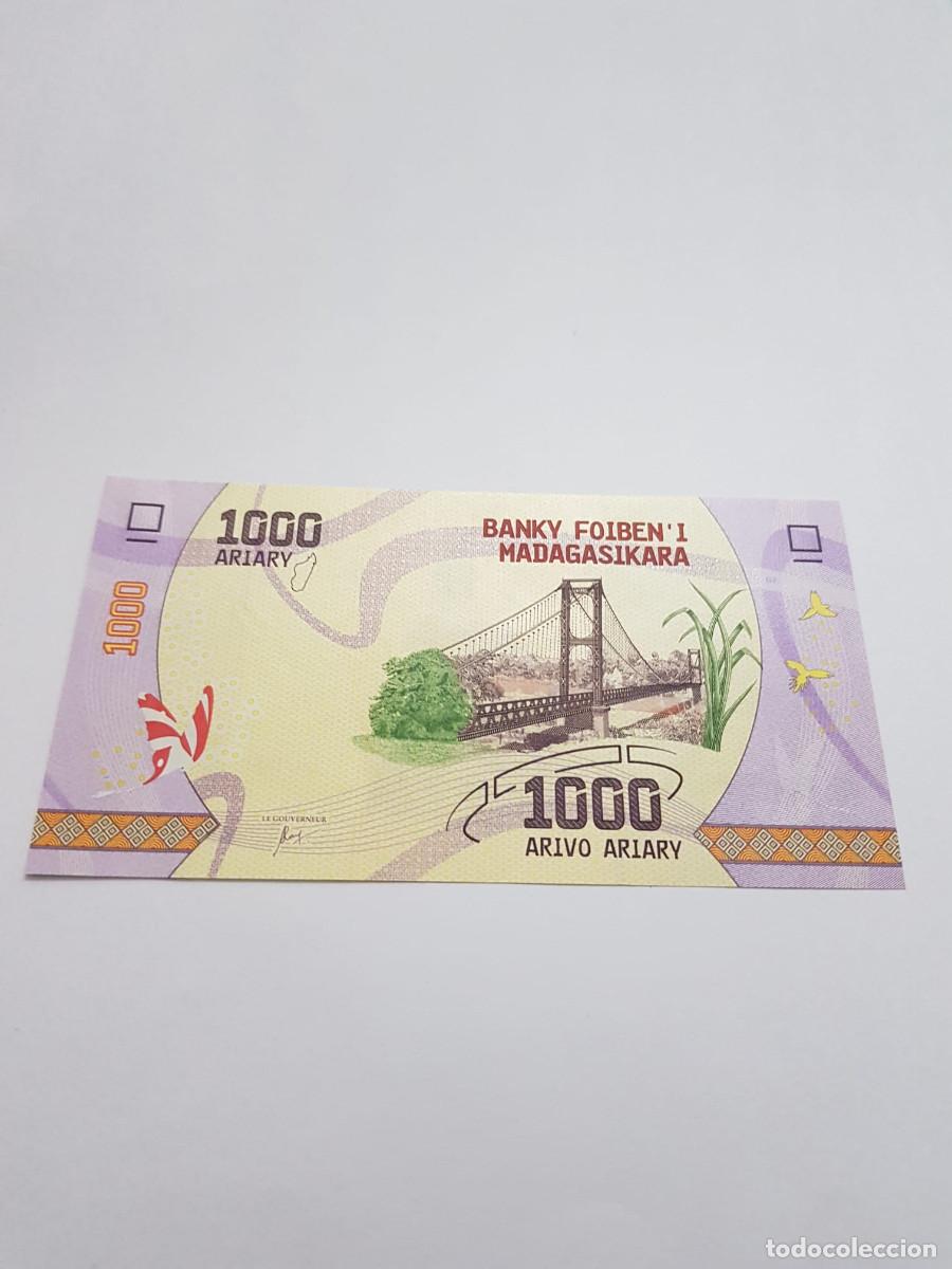 Billetes extranjeros: MADAGASCAR-1000 ARIARY-2017