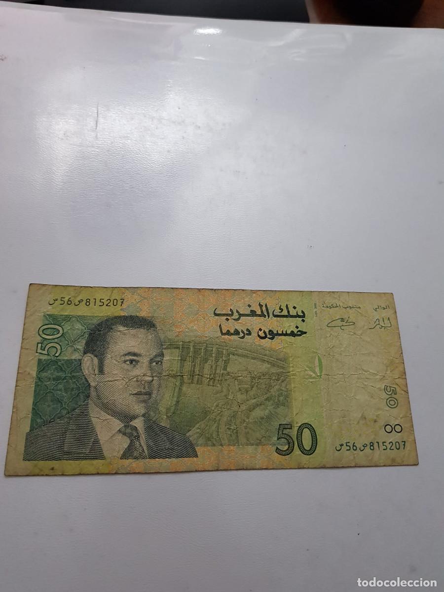 Billetes extranjeros: MARRUECOS- 50 DIRHAMS-2002