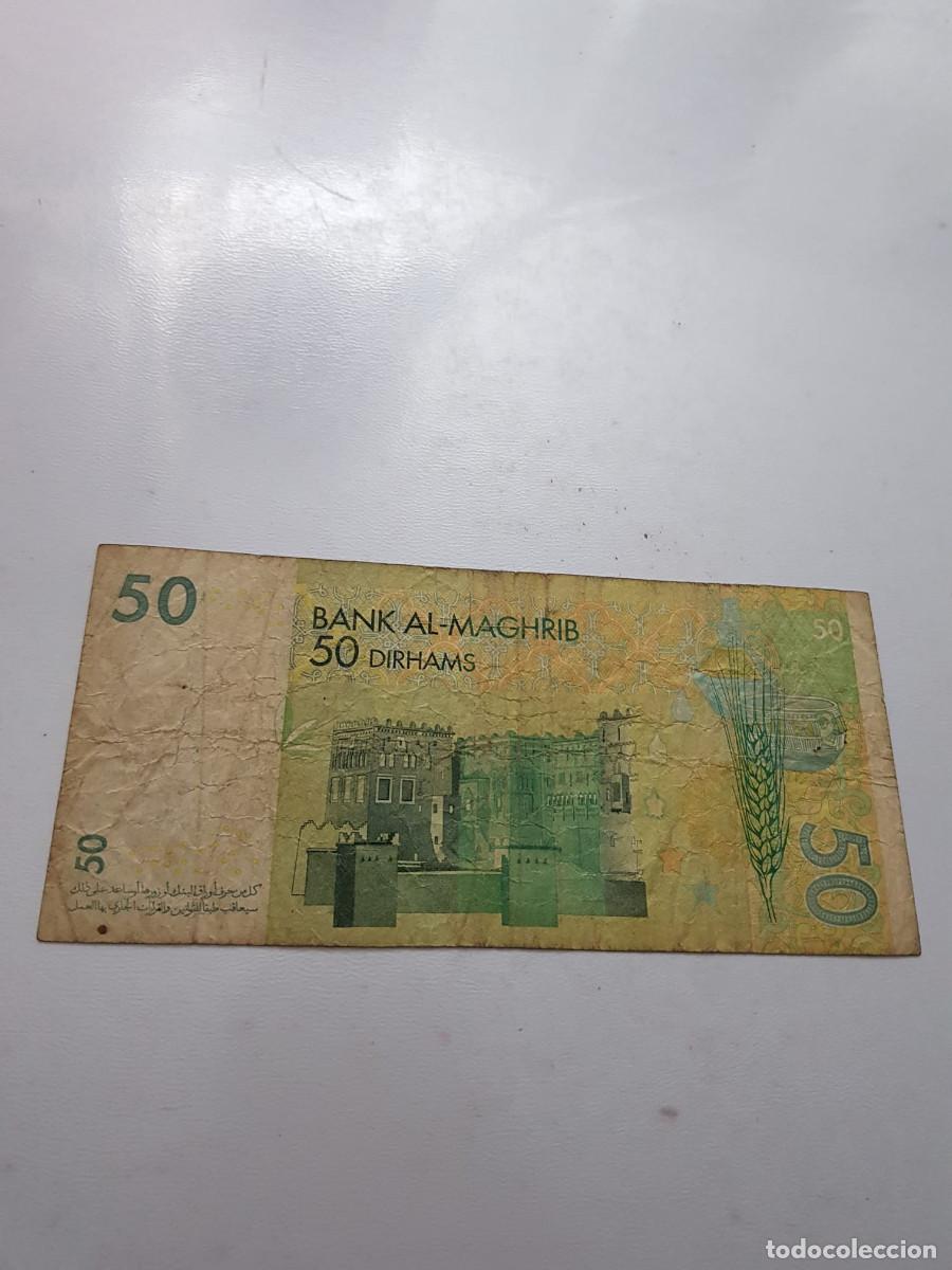 Billetes extranjeros: MARRUECOS- 50 DIRHAMS-2002 - Foto 2