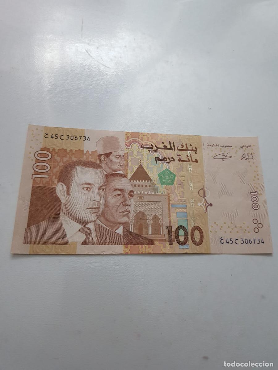 Billetes extranjeros: MARRUECOS- 100 DIRHAMS-2002