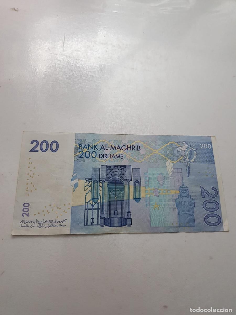 Billetes extranjeros: MARRUECOS- 200 DIRHAMS-2002 - Foto 2