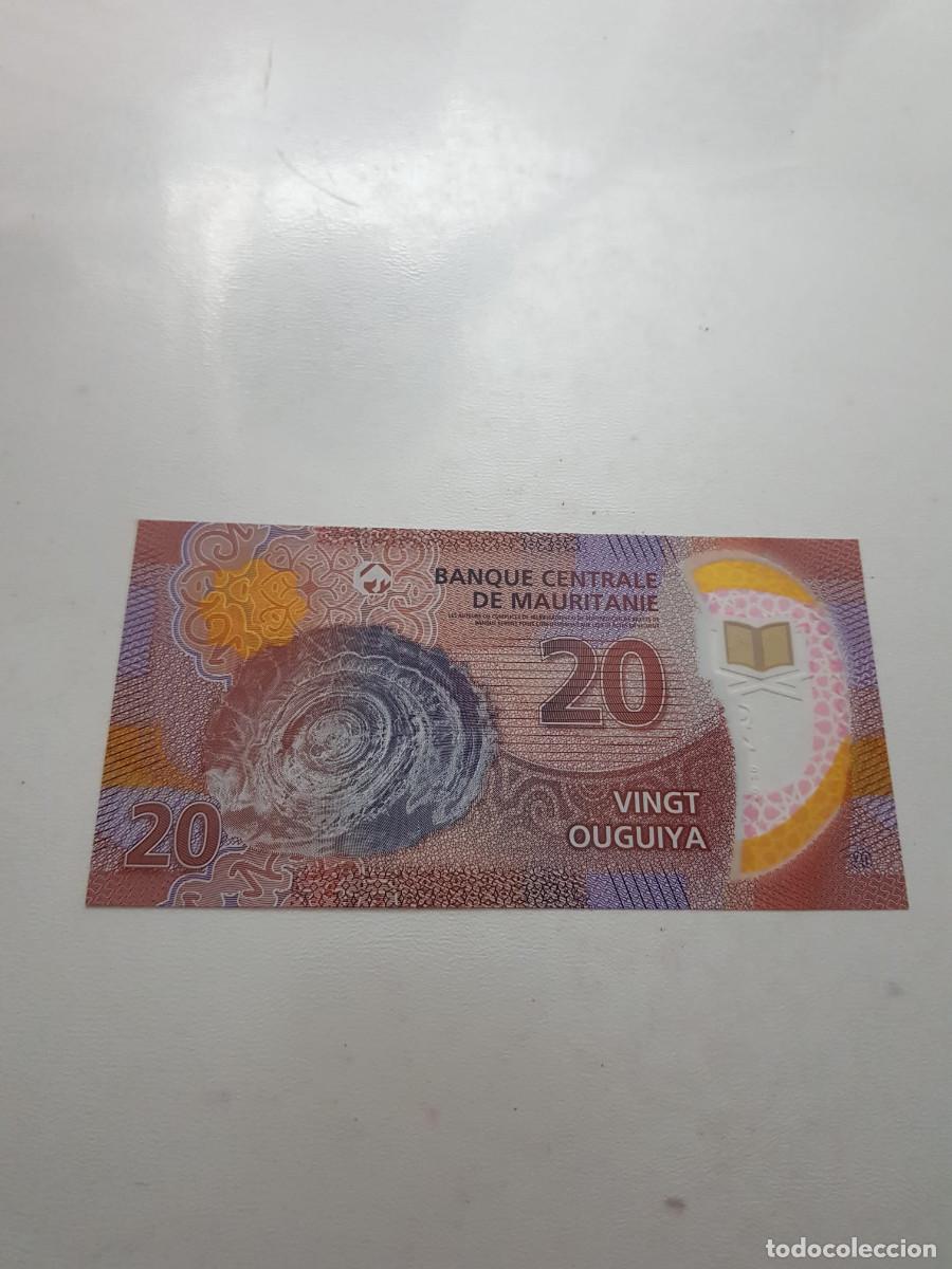 Billetes extranjeros: MAURITANIA- 20 OUGUIYA- 2020