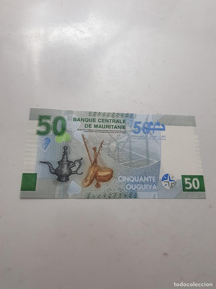 Billetes extranjeros: MAURITANIA- 50 OUGUIYA- 2023