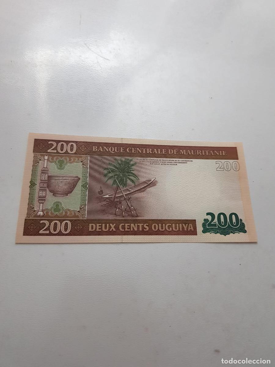 Billetes extranjeros: MAURITANIA- 200 OUGUIYA- 2013