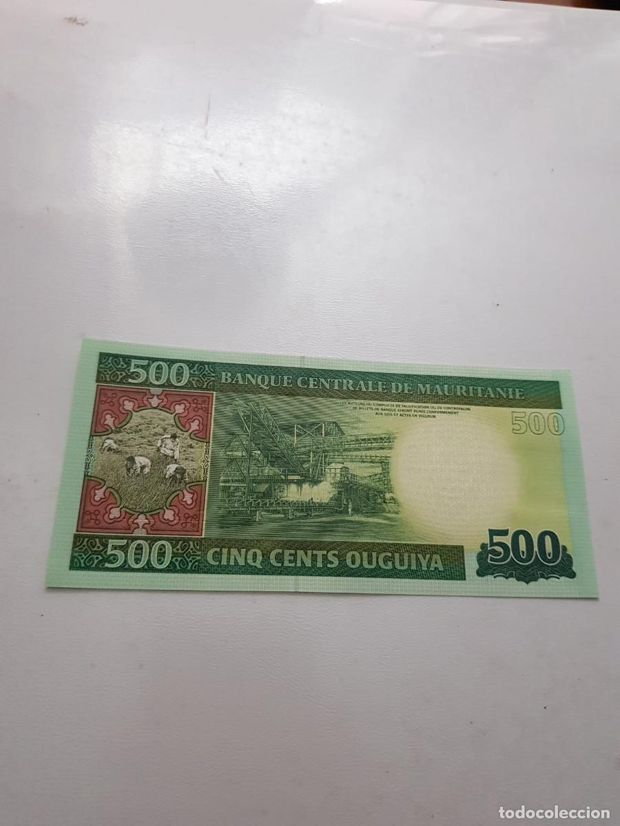 Billetes extranjeros: MAURITANIA- 500 OUGUIYA- 2018