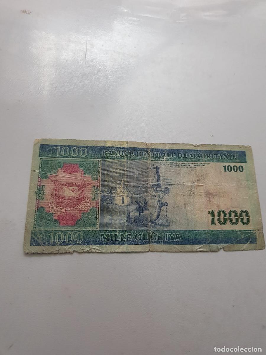 Billetes extranjeros: MAURITANIA- 1000 OUGUIYA- 2006