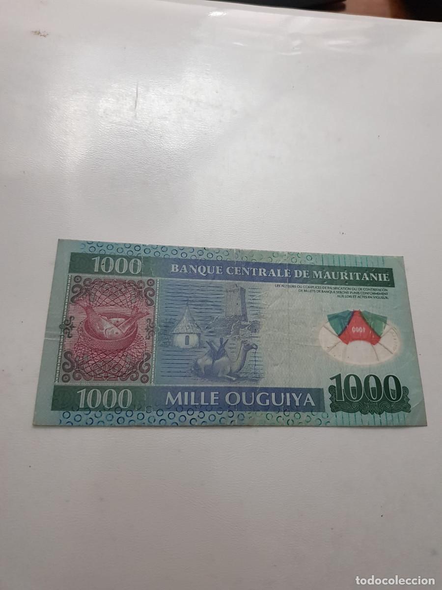 Billetes extranjeros: MAURITANIA- 1000 OUGUIYA- 2014