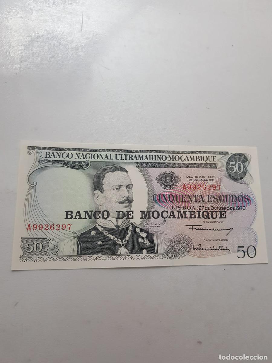 Billetes extranjeros: MOZAMBIQUE- 50 ESCUDOS-1970