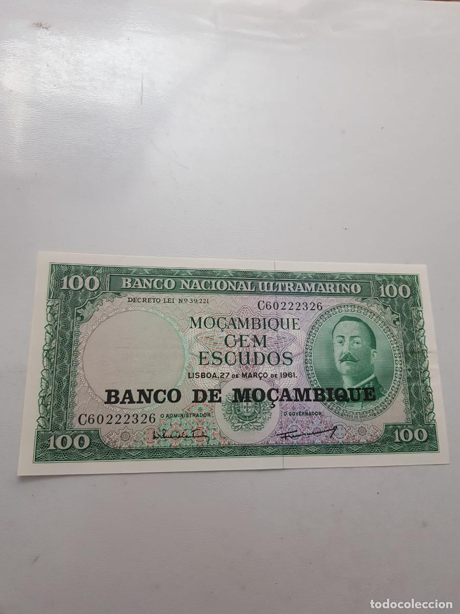 Billetes extranjeros: MOZAMBIQUE-100 ESCUDO-1961