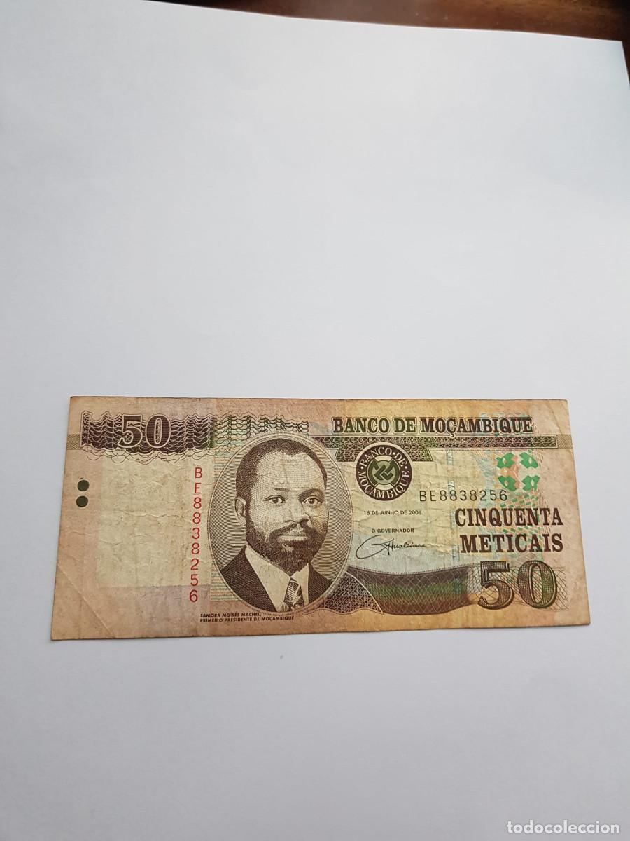 Billetes extranjeros: MOZAMBIQUE-50 METICAIS-2006