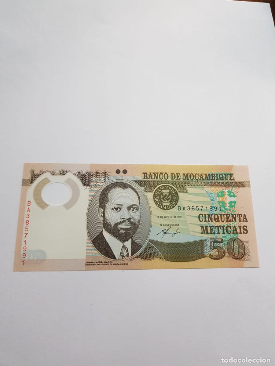Billetes extranjeros: MOZAMBIQUE-50 METICAIS-2011