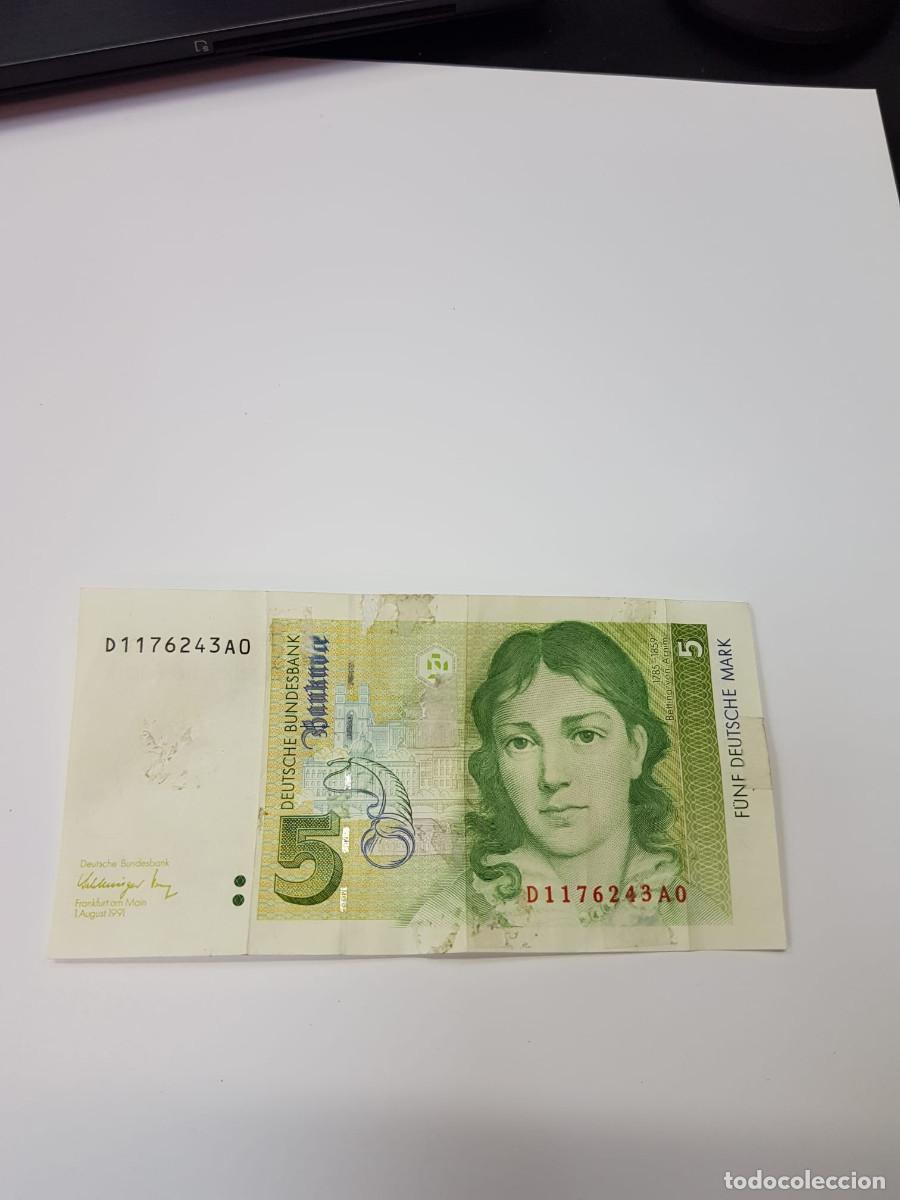 Billetes extranjeros: ALEMANIA-5 MARCOS-1991