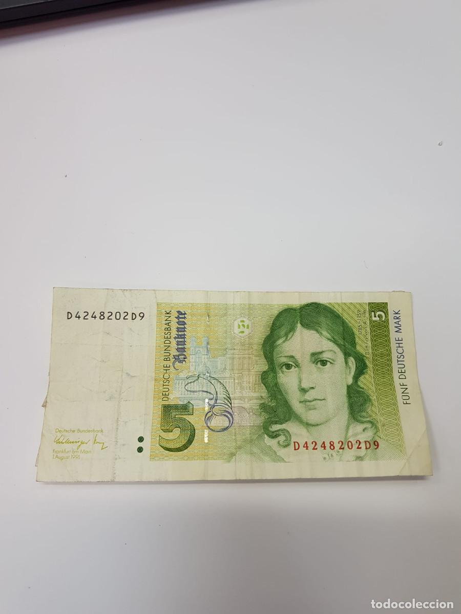 Billetes extranjeros: ALEMANIA-5 MARCOS-1991