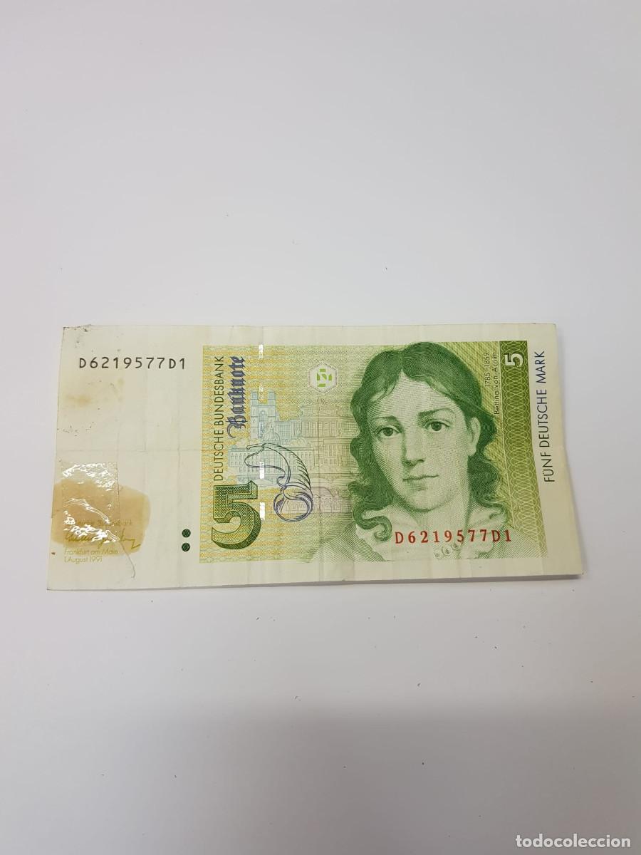 Billetes extranjeros: ALEMANIA-5 MARCOS-1991