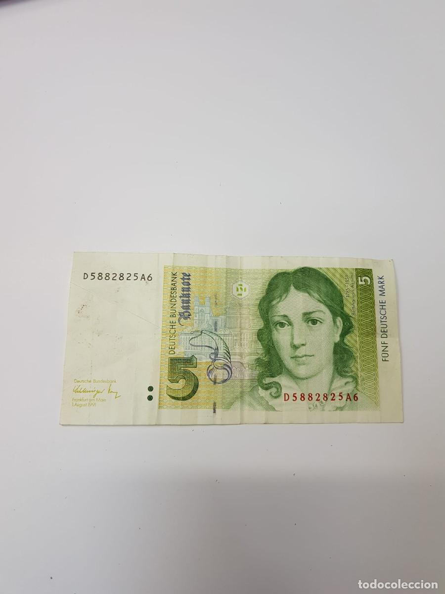 Billetes extranjeros: ALEMANIA-5 MARCOS-1991