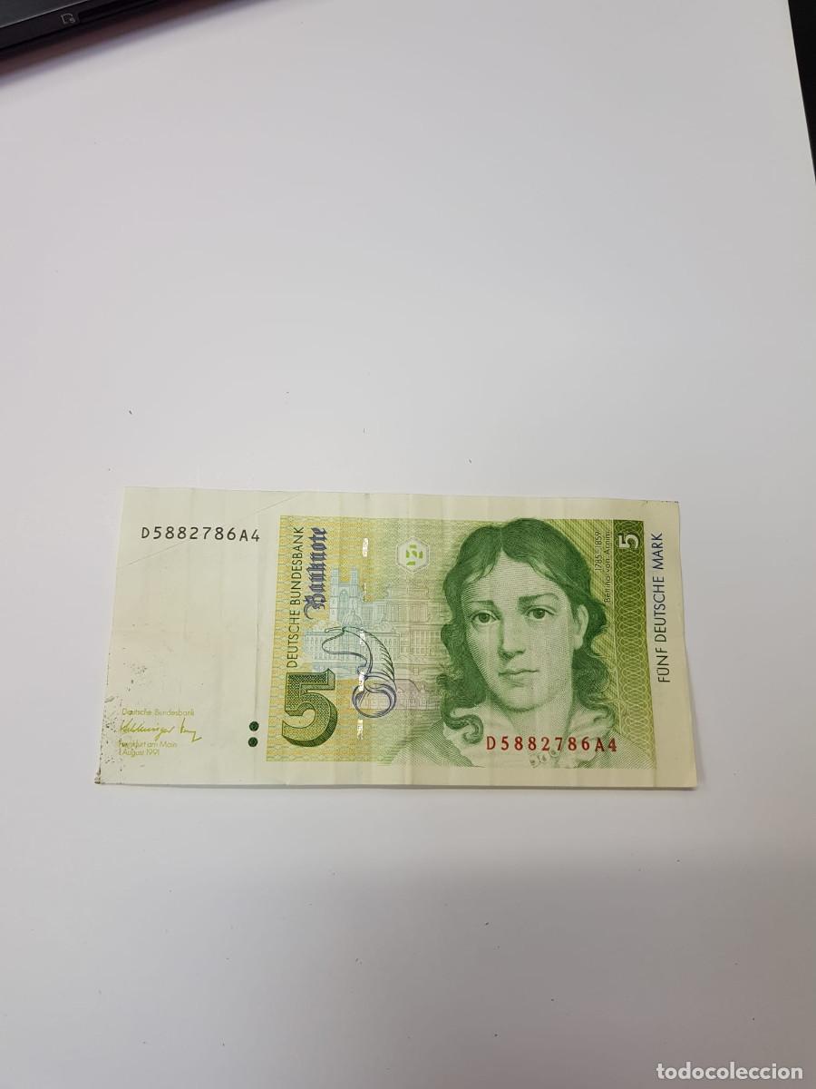 Billetes extranjeros: ALEMANIA-5 MARCOS-1991