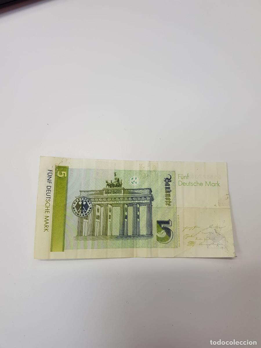 Billetes extranjeros: ALEMANIA-5 MARCOS-1991 - Foto 2
