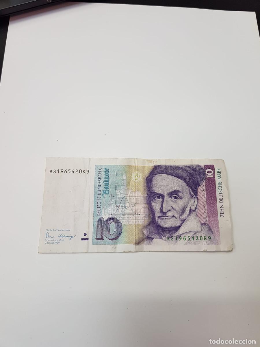 Billetes extranjeros: ALEMANIA-10 MARCOS-1989