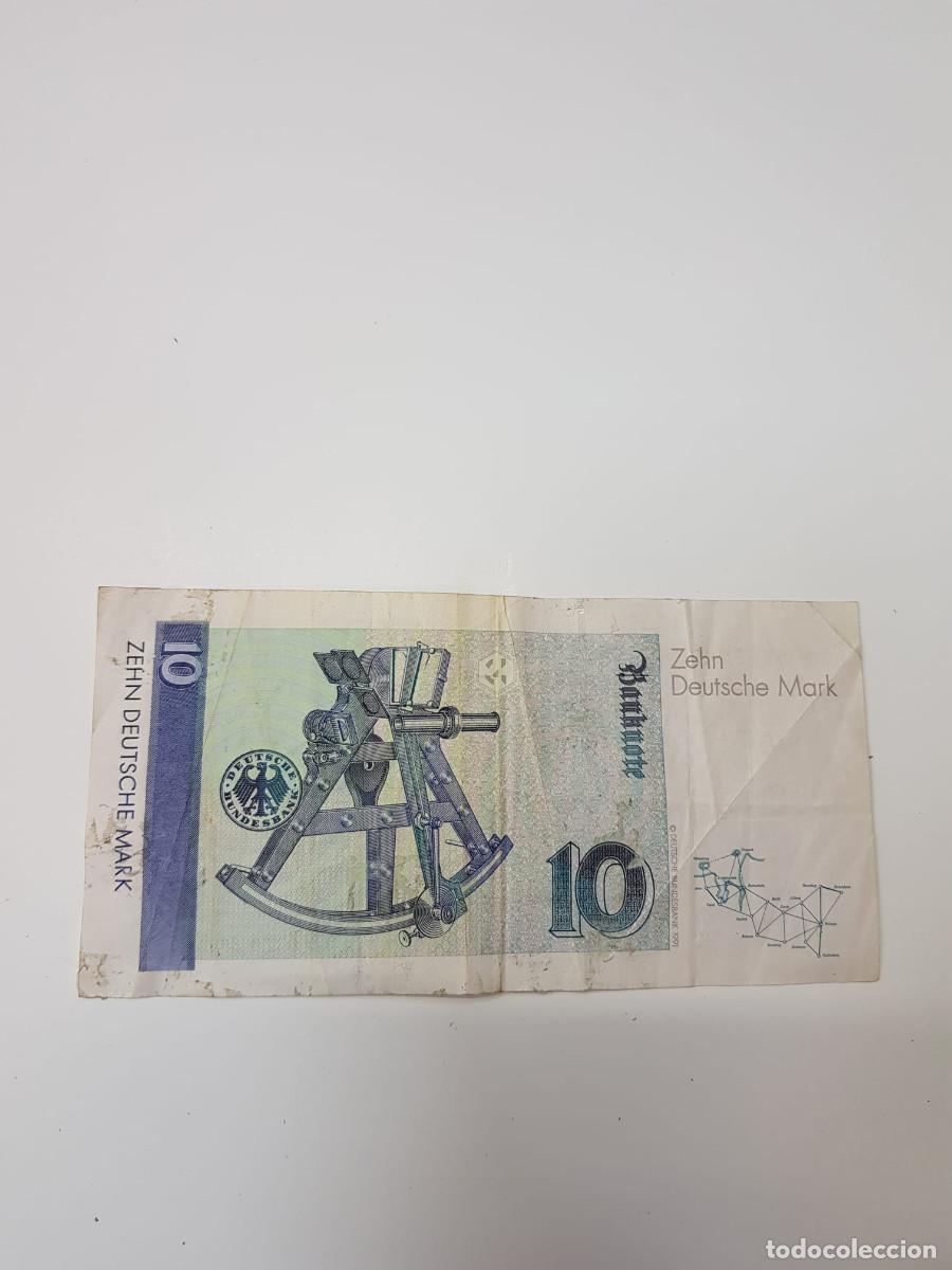 Billetes extranjeros: ALEMANIA-10 MARCOS-1989 - Foto 2